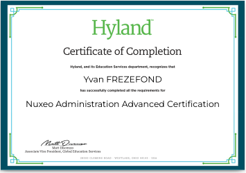 Certification Nuxeo administration et installation